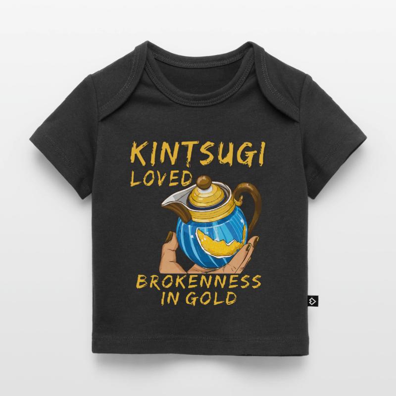 KINTSUGI AIMAIT LA BRISURE EN OR T-shirt Premium bébé bio