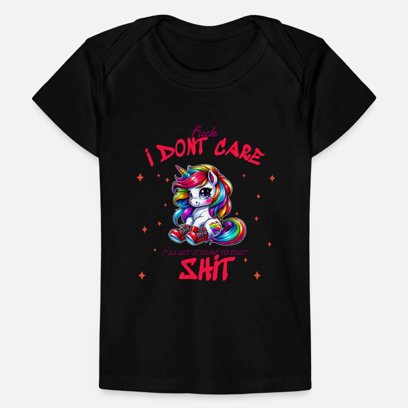 I Don’t Care Einhorn Statement design Baby Premium Organic T-Shirt