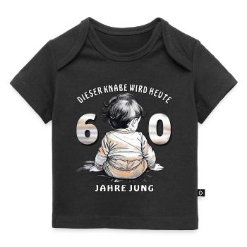 DE JARIGE JONGEN VAN HET KIND - Baby Premium t-shirt biologisch - zwart - Voor