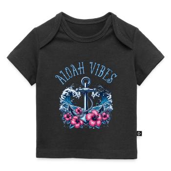 Aloha Vibes - Baby Premium Organic T-Shirt - Schwarz - Vorne