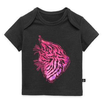Cute Maine coon cat - Baby Premium Organic T-shirt - black - Front