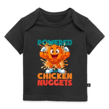 Chicken Nugget - Baby Premium Organic T-shirt - black - Front