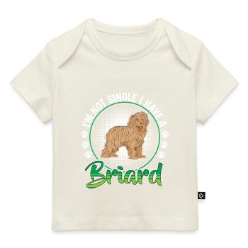Briard nicht single Berger de Brie - Baby Premium Organic T-Shirt - Dunkelnavy - Vorne