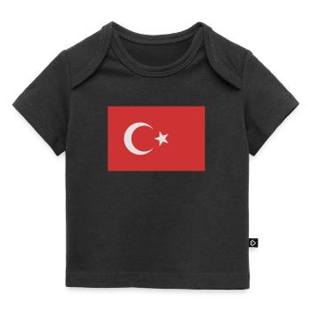 Turquie (vectoriel) - T-shirt Premium bébé bio - noir - Devant