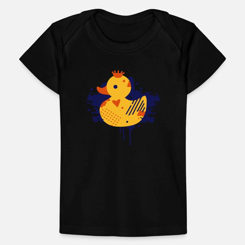 A duck with a crown as a graffiti Baby Premium Organic T-shirt