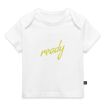 Born ready - Baby Premium Organic T-shirt - dark navy - Front