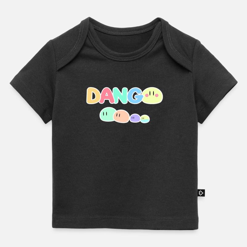 Dango Pastel Pop Illustration - T-shirt Premium bébé bio - noir
