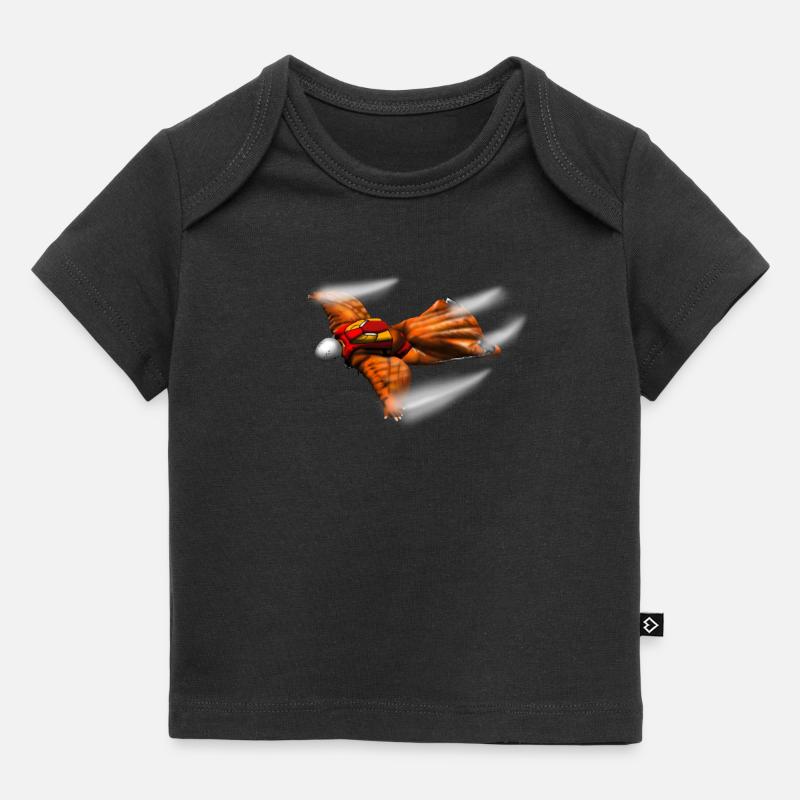 wingsuit - T-shirt Premium bébé bio - noir