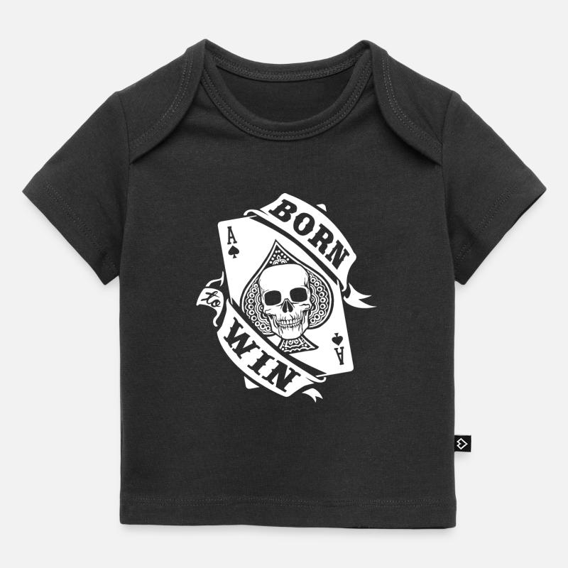 NÉ POUR GAGNER - T-shirt Premium bébé bio - noir