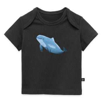 Schweinswal - Baby Premium Organic T-Shirt - Schwarz - Vorne