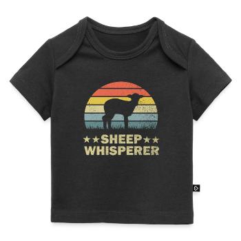 Schaf Schafe - Baby Premium Organic T-Shirt - Schwarz - Vorne