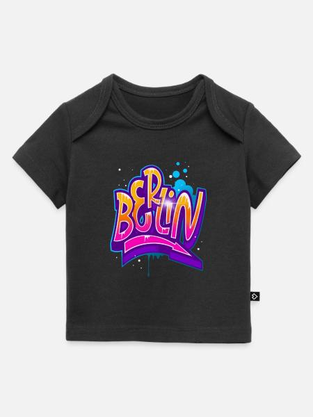 Berlin Graffiti - Baby Premium Organic T-Shirt - Schwarz
