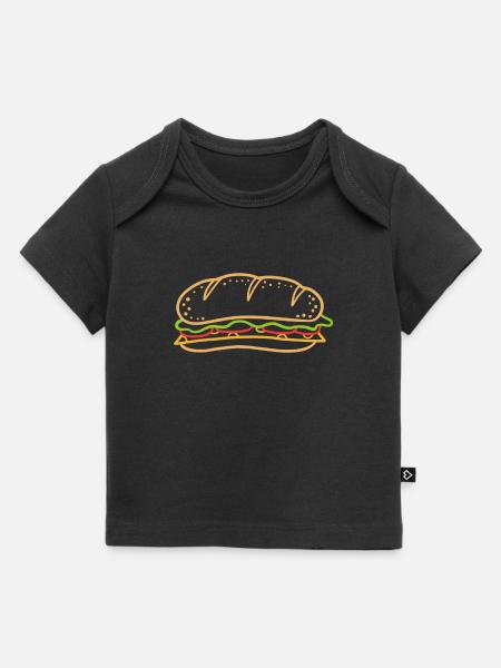 Sandwich - Baby Premium Organic T-Shirt - Schwarz