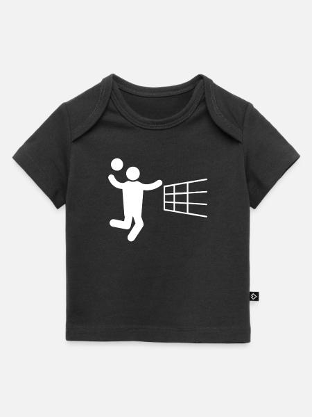 Volleyball volleyball players Volleyball players - Baby Premium Organic T-shirt - black