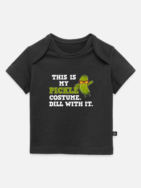 Gurken Gurke Kostüm - Baby Premium Organic T-Shirt - Schwarz