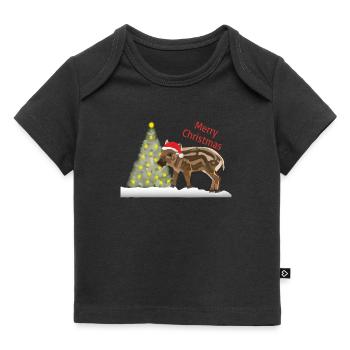 Merry Christmas, Freddy Frischling - Baby Premium Organic T-shirt - black - Front