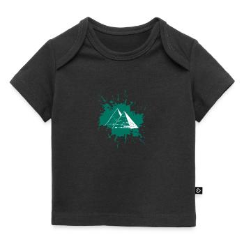 Splash Pyramiden - Baby Premium Organic T-Shirt - Schwarz - Vorne