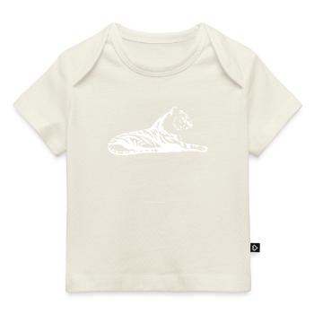 Eleganter Tiger mit Tribal-Design - Baby Premium Organic T-Shirt - Dunkelnavy - Vorne