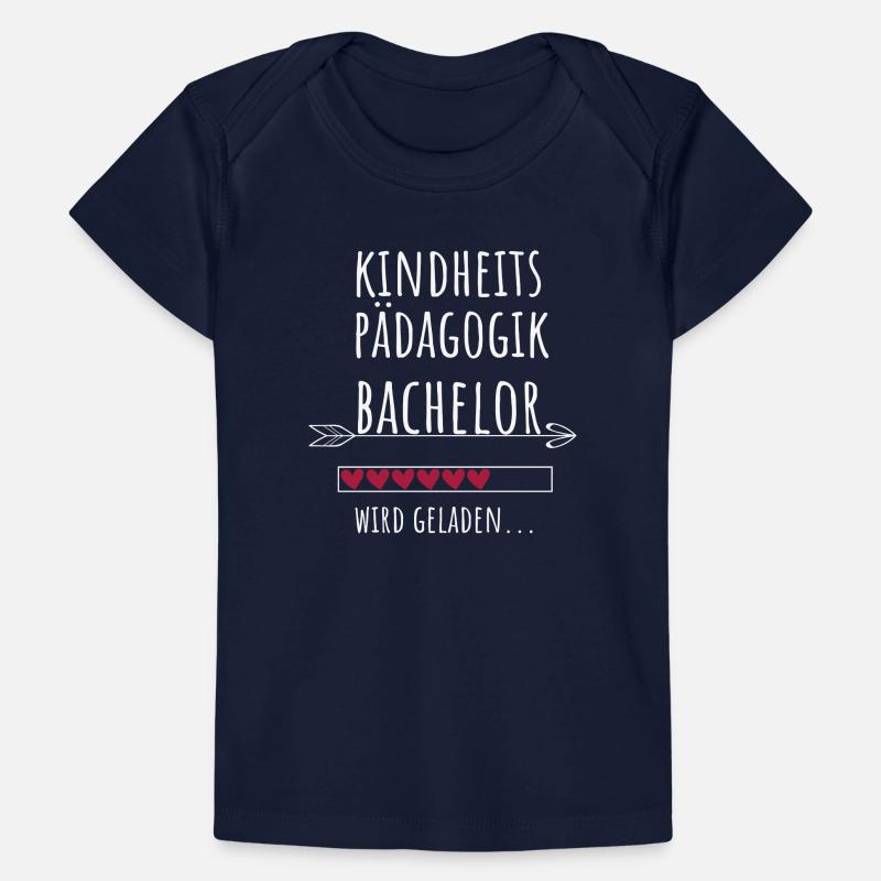 Kindheitspädagogik Bachelor Studium Geschenk Baby Premium Organic T-Shirt