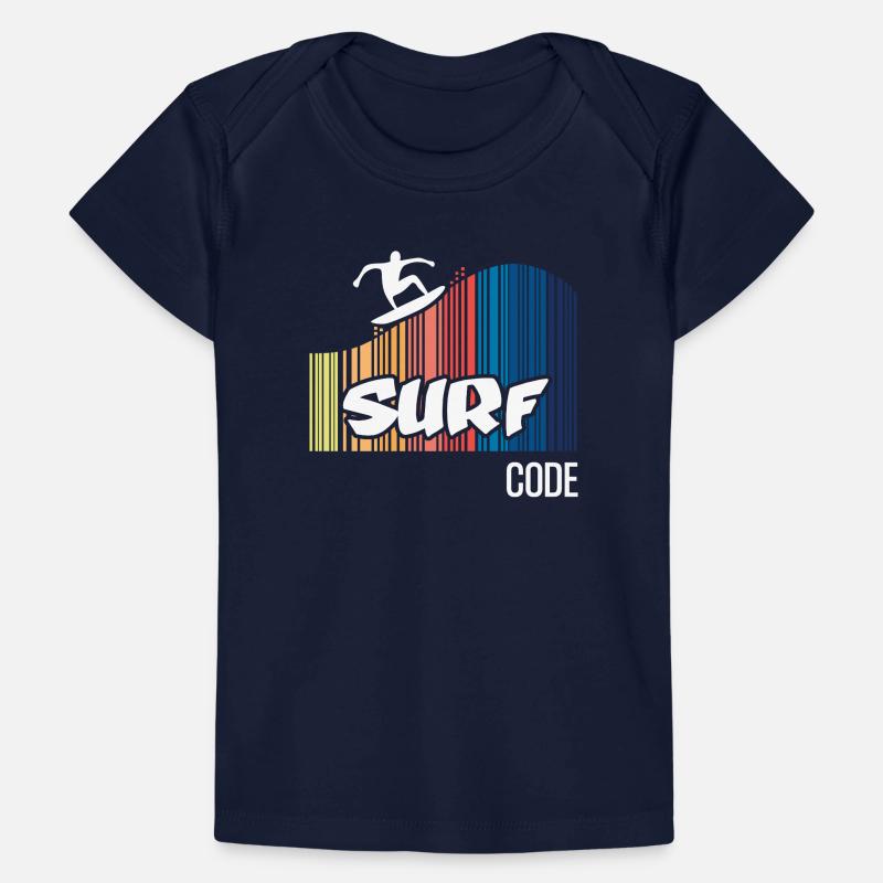 Code de surf (sombre) T-shirt Premium bébé bio