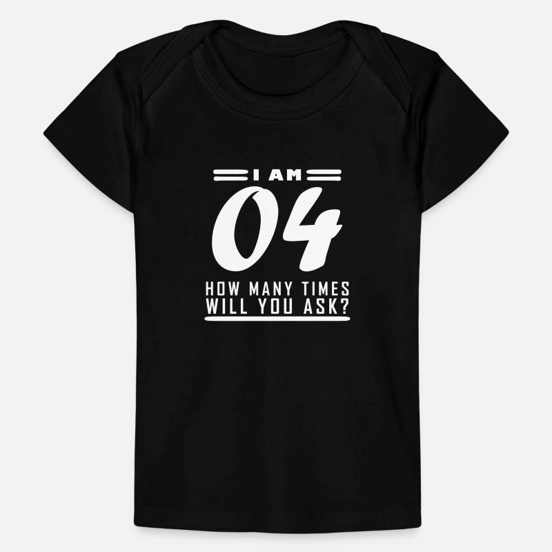 Ich bin 4 – 4. Geburtstag Geschenk Baby Premium Organic T-Shirt