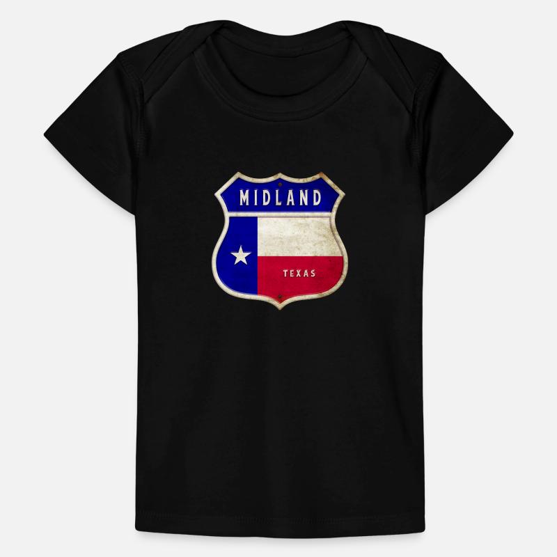 Design du drapeau Midland Texas T-shirt Premium bébé bio