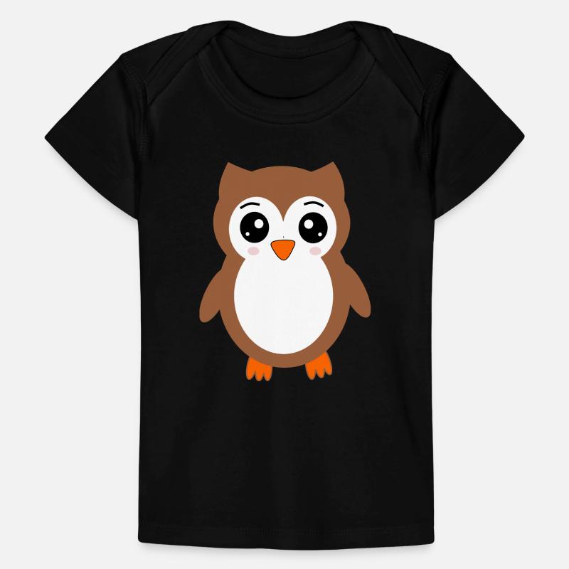 braune Eule Vogel Vogelschutz Baby Premium Organic T-Shirt
