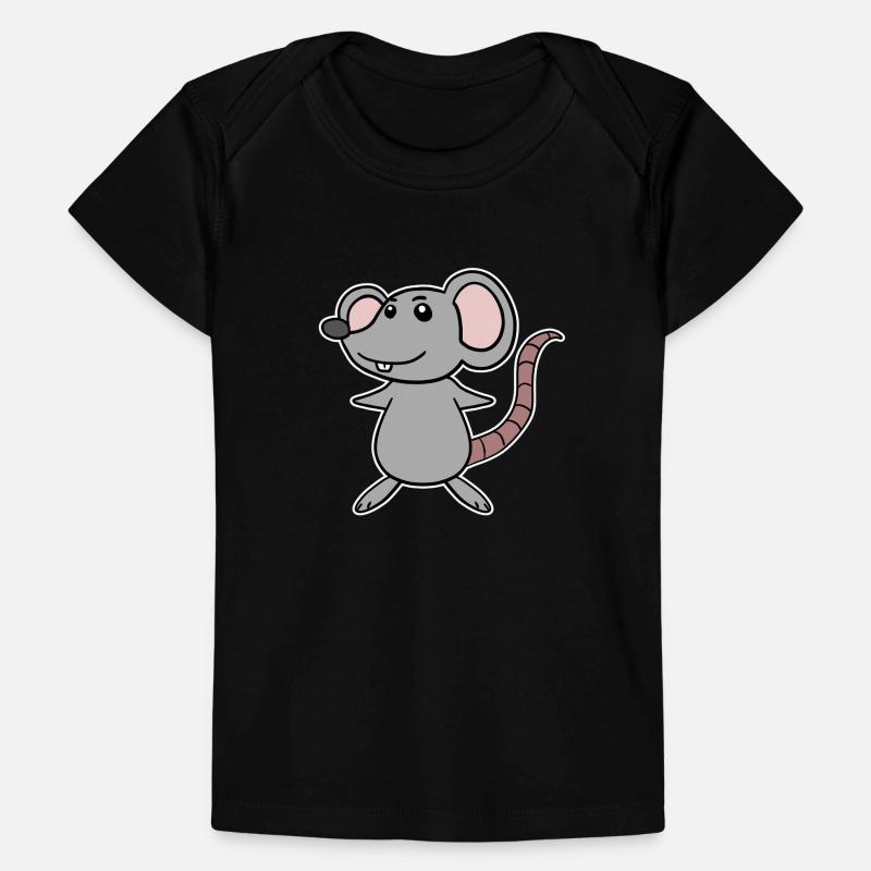 Mouse Cartoon Baby Premium Organic T-shirt