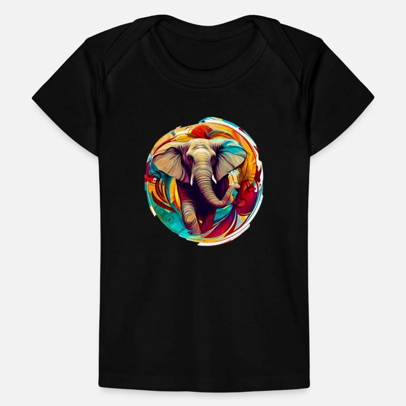Éléphant T-shirt Premium bébé bio