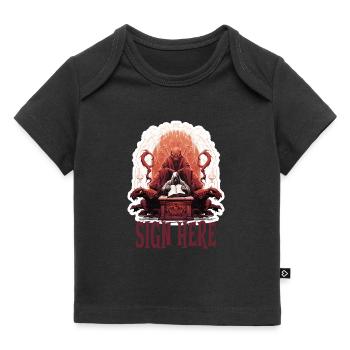 Spielleiter Dunkler Vertrag Fantasy RPG Shirt - Baby Premium Organic T-Shirt - Schwarz - Vorne