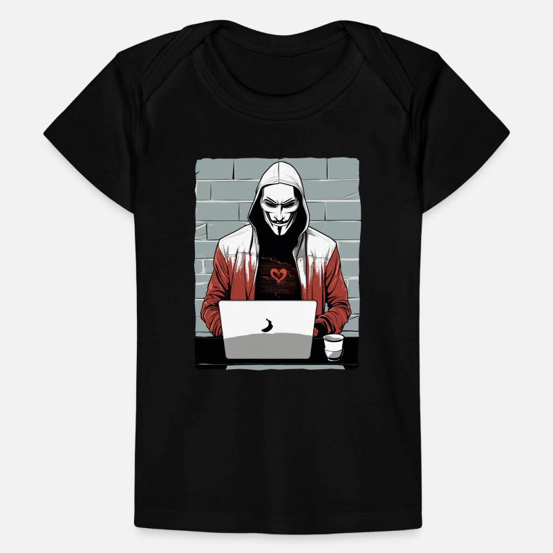 Anonymous Hacker Baby Premium Organic T-shirt