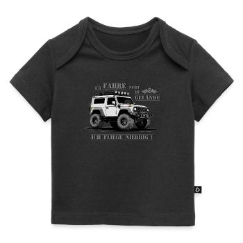 Véhicule tout-terrain - T-shirt Premium bébé bio - noir - Devant