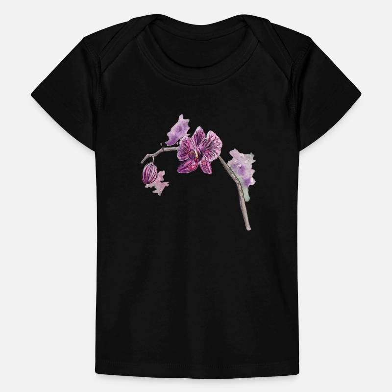 Orchidée - Plante - Fleur T-shirt Premium bébé bio