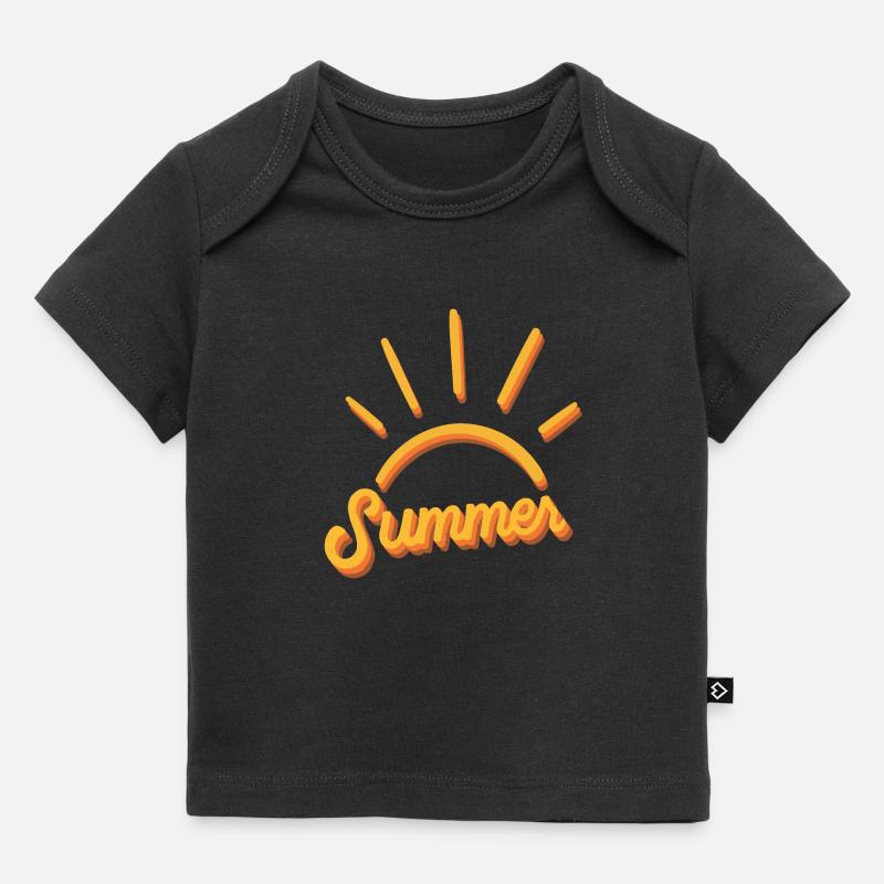 Sommer - Été - T-shirt Premium bébé bio - noir