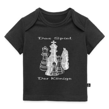 Schach figuren - Baby Premium Organic T-Shirt - Schwarz - Vorne