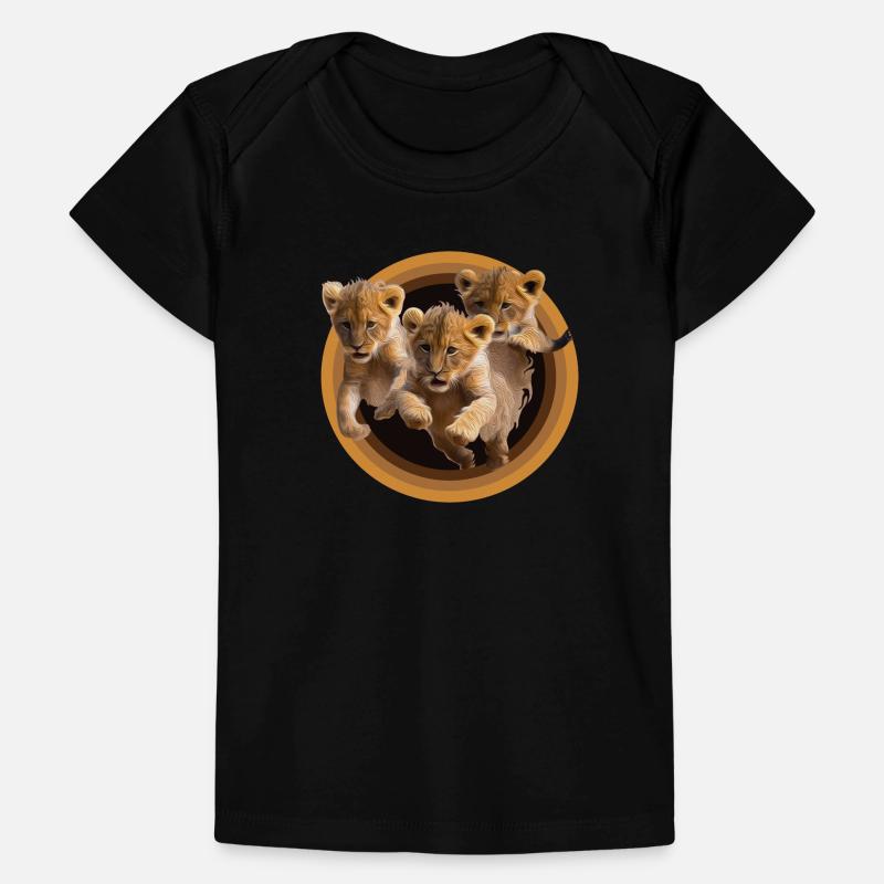 Löwenkinder wollen Spaß Baby Premium Organic T-Shirt