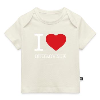 I LOVE DUBROVNIK - Baby Premium Organic T-Shirt - Dunkelnavy - Vorne