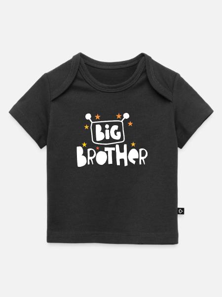 Großer Bruder - Baby Premium Organic T-Shirt - Schwarz