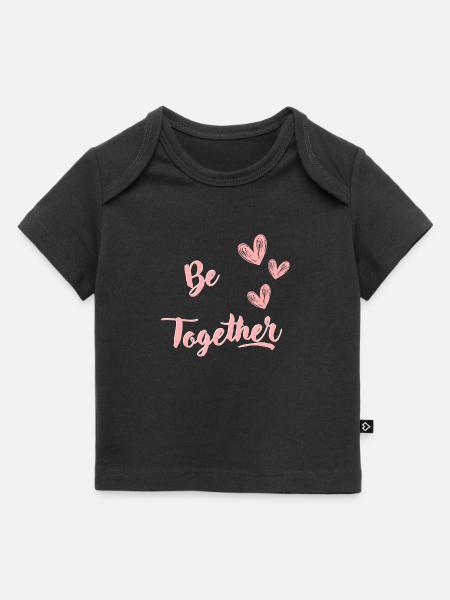 BE TOGETHER bis - Baby Premium Organic T-Shirt - Schwarz