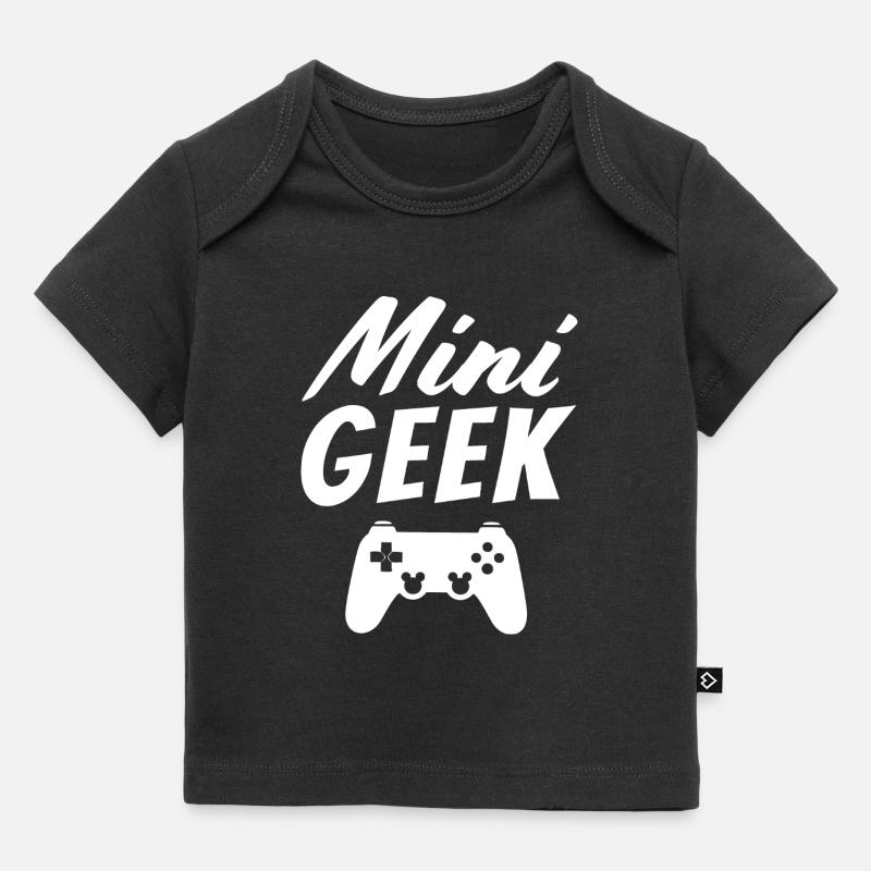 Geek Junior - T-shirt Premium bébé bio - noir