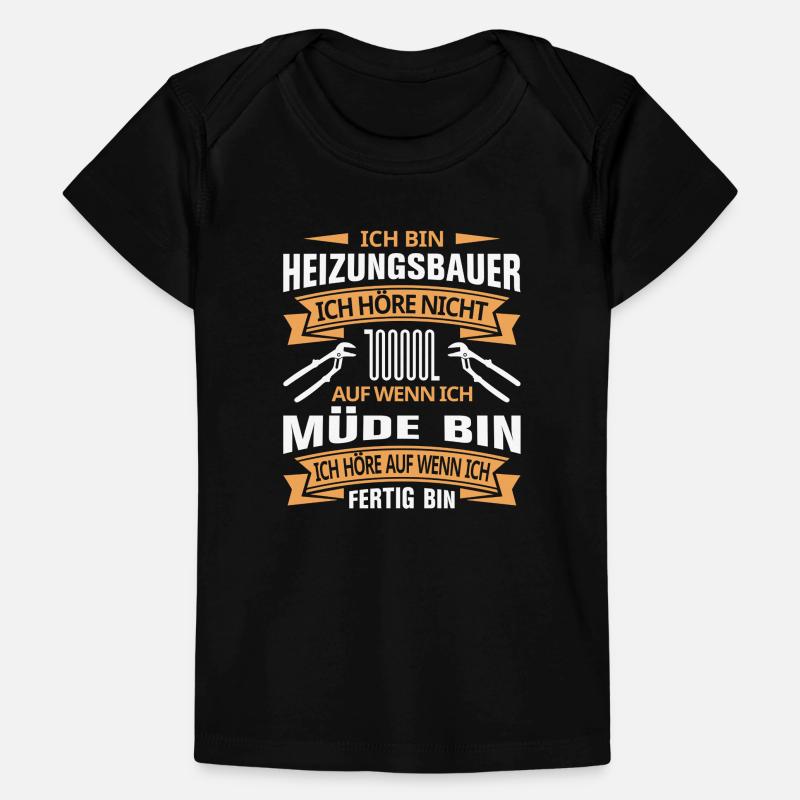 Heating Engineer Heating Construction Plumber Plumber Baby Premium Organic T-shirt