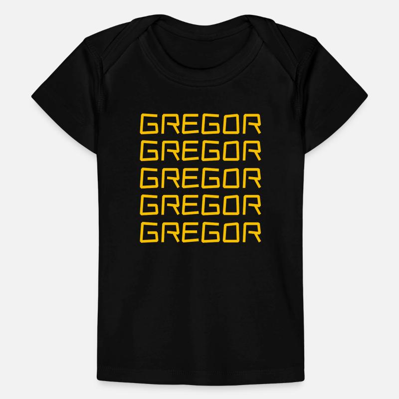 First name Gregor Baby Premium Organic T-shirt