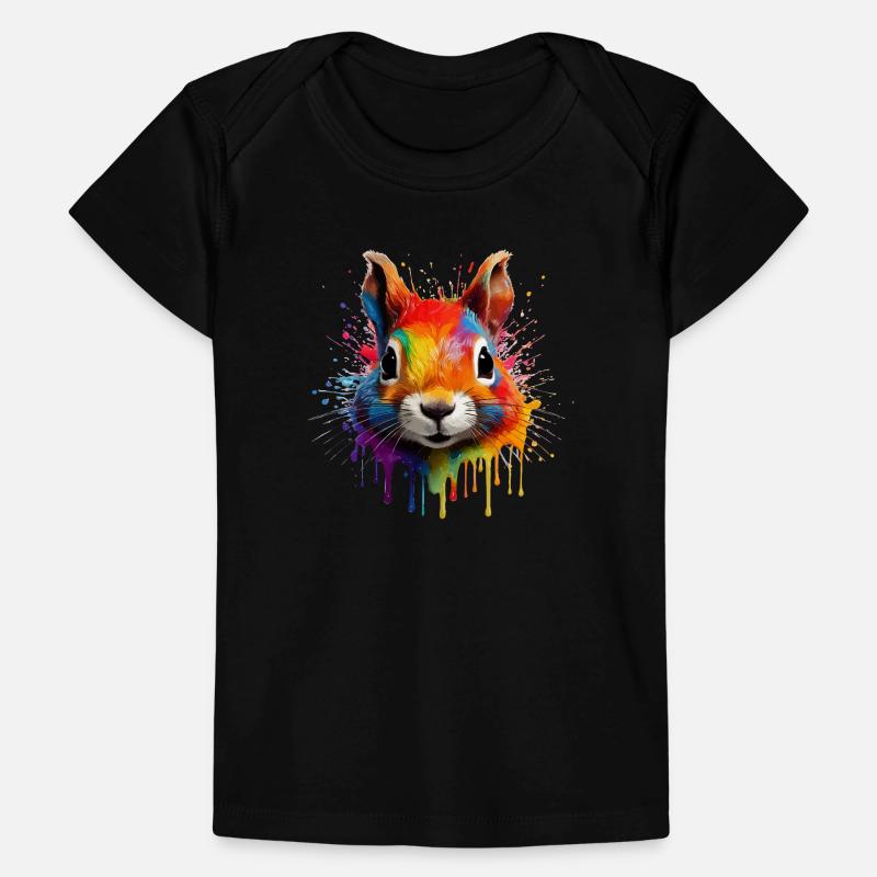 Colorful Squirrel Baby Premium Organic T-shirt