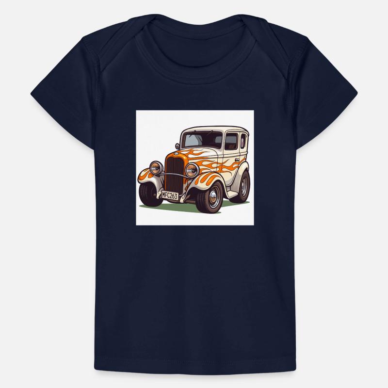 Oldtimer Hot Rod Auto Baby Premium Organic T-Shirt