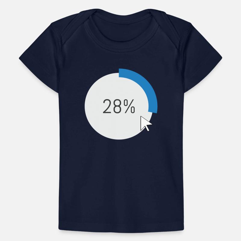 Blauer Fortschritt Ring IT Software PC Computer  Baby Premium Organic T-Shirt