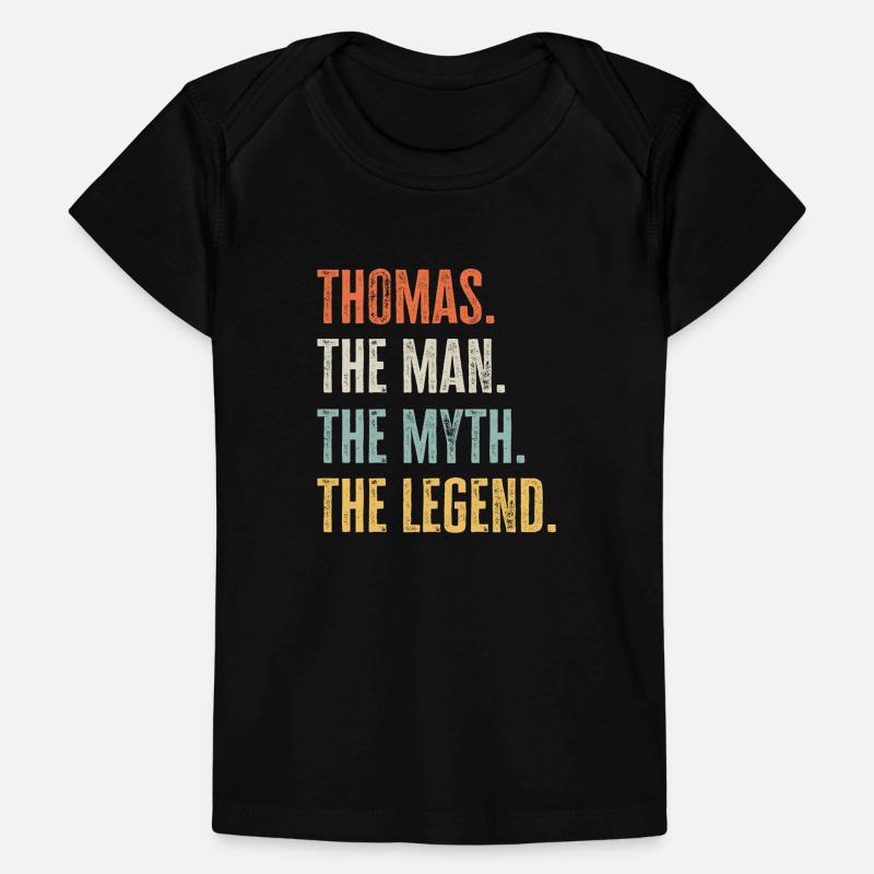 Thomas Man Myth Legend Retro Design Gift Name Baby Premium Organic T-shirt