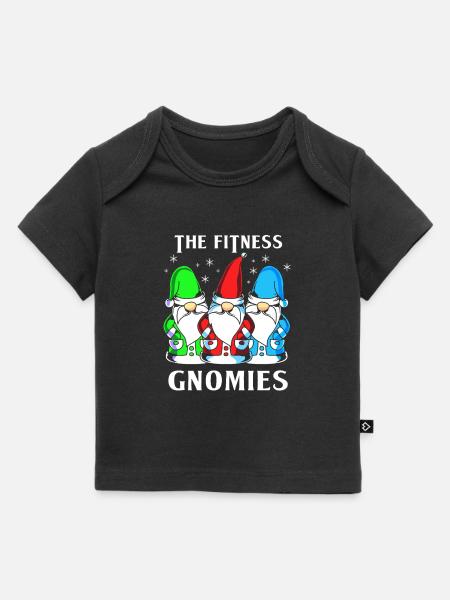 Gnom Fitness Gym - Baby Premium Organic T-Shirt - Schwarz