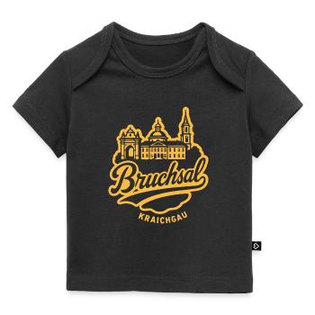 Bruchsal Kraichgau Illustration Design - Baby Premium Organic T-Shirt - Schwarz - Vorne