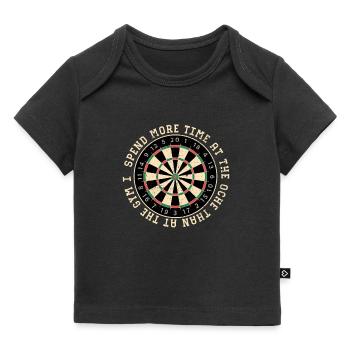 Dartboard Ring Quote - Baby Premium Organic T-shirt - black - Front