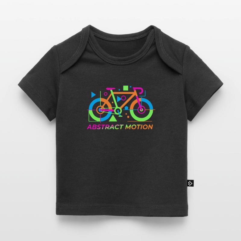 Neon Abstract Bicycle Motion Baby Premium Organic T-shirt